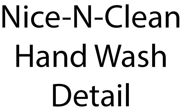 Nice - N - Clean Hand Wash Detail
